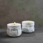 점토몰드 DIY 페이스 아로마 캔들 컵 실리콘 몰드 보관 항아리 화분에 심은 식물 송진 몰드 공예 홈 데코