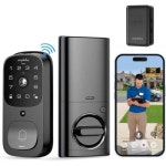 ARPHA 비디오 카메라가 스마트 도어락 6 in 1 카메라 초인종 지문 키리스 엔트리 32GB SD 카드가 현