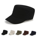 내추럴한 무드 뒷부분 끈 조절 남여공용 군모