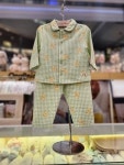 오가닉맘 오가닉맘 그린체크베어긴소잠옷 MHZSEW04