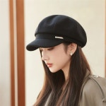 뉴스보이 캡 팔각모 페도라 빈티지 화가 모자 베레모