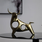 황금송아지 장식 재물 조형 거침없는 조형 개업 풍수 장 기세 집들이 1 행운의 금송아지 황금 거침없는 기세