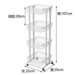 철제 카운터 선반 3단 간식 수납 소형 슈퍼 진열대 편의점 사무실 랙 제품 매대 3단 35 x 35 x