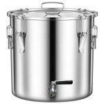 스텐발효통 보관 소스통 저장 스텐 사각통 물통 오일 주 100L 업소용 특두께 특후 25x25