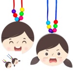 한챠 나의 감정표현 목걸이 4인용 유아 미술교구 미술놀이 키트 만들기