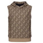 힐크릭 여성골프티셔츠H332 리버스패턴후드베스트TS SC