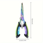 1pc 다기능 낚시 펜치 스테인레스 스틸 라인 커터 휴대용 분할 링 오프너 도구