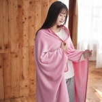 게더릭 극세사 망토 담요 100x150