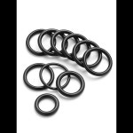 5 100pcs 검정색 R O 링 가스켓 OD 10 두께 CS 3 니트릴 부타디엔 고무 스페이서 내 방수