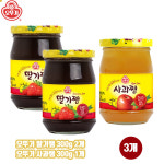 오뚜기 쨈 300g 2개 딸기쨈2 사과쨈1 토스트 팬케이크