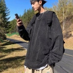 파파브로 스트릿 무드 박시핏 빈티지 긴팔 티셔츠 DMS-TSA-Q4262954