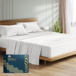 Mayfair Linen 100 Egyptian Cotton Sheets Queen Size 1500 Thread Count 4 PC Sheet Set Sateen Weave Lu