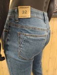 잠뱅이 남성 오비안밴드 솔트 워싱 타이트 일자핏 데님 AM3DIG508