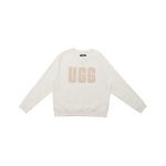 2544390 아그 스웨트 마드린 퍼지 레이디스 BKCRM MADELINE FUZZY LOGO CREW NECK 1123718