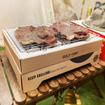 모비가든 캠스존 일회용 원터치 바베큐 그릴 휴대용 화롯대 캠핑용 1회용 그릴 셀프파이어 더블형