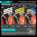 Yamaha 용 그래픽 배경 데칼 스티커 WRF250 2007