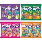 크라운 마이쮸 마이쮸 오렌지요거트 2봉 캔달루프멜론애플망고 2봉 딸기복숭아 2봉 포도사과 2봉 284g 혼합 8봉