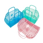 제이큐 젤리 수영 가방 시장 목욕 바구니 구디백 색상랜덤 X 4매입