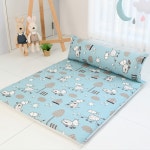 찬미디자인 2인 형 롱쿠션 누빔대방석세트 일12시까지당일발송 롱쿠션 100x35 2인대방석 누빔 목장