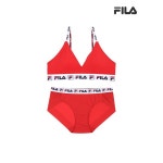 휠라 아웃핏 시그니처 와이드 밴드 다크레드 브라 드로즈 세트 2SKU FI4BAF2445FDRD P357762581