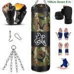 걸이식 모래 체육관 가방 훈련 피트니스 태국 싸움 펀칭 킥 전문 1개 16 Green 120 cm ge