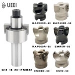 C12 16 20 생크 KM12 50 밀링 고품질 경도 CNC 커터 FMB22 BAP300R 50 BAP400R RAP300R EMR5R EMR6R