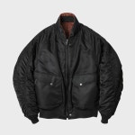 루트파인더 루트파인더 PILOT JACKET JET BLACKSMOKY M