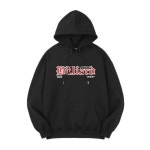 그루브스텝 어게인 레터링 오버핏 후드 티셔츠 H0212