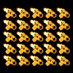 글로우 핑거 라이트 웨딩 할로윈 파티 장식 생일 구디 가방 피나 1 1개 B 60Pcs