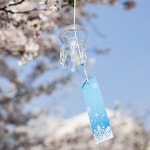 해파리 후우링 젤리피쉬 유리 풍경종 썬캐쳐