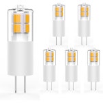 6팩 12V 전구 LED G4 소프트 JC 바이핀 베이스 3W T3 할로겐 교체 Soft 6 - Pack 2700K 20W30W