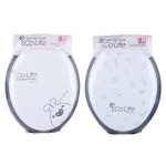 변기커버 화장실 뚜껑 시트 쿠션 에코 자수 중형 U형