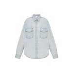 베트멍 베트멍 여성 셔츠 Denim Shirt Womens 오버사이즈 데님 UE64SH300N2801BLUE UE64SH300N 2801
