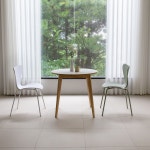 위드퍼니처 밀키우드 800 원형 비너스 2인 주방 식탁 세트