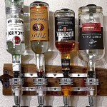 하이볼 거치대 벽걸이 술 와인 디스펜서 양주 위스키