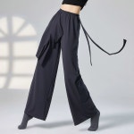 라인댄스복 와이드팬츠 여성 무용 바지의상 연습복