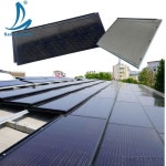 태양광 지붕 타일 얇은 필름 발전 에너지 생성 시스템 이중 유리 패널 BIPV 87W