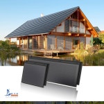 태양광 지붕 타일 얇은 필름 발전 에너지 생성 시스템 이중 유리 패널 BIPV 87W