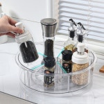 회전형 칸막이 트레이 냉장고 주방 화장대 약통 수납정리 회전트레이