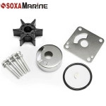 워터 펌프 임펠러 키트 야마하 2 스트로크 20HP 보트 엔진 20D 25N 18-3065 6L2-W0078-01