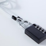 다용도 와이어 로프 케이블 캐리어 자전거 자물쇠 2M