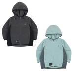 캉골키즈 현대신촌점 캉골키즈 우븐 믹스 플리스 후디드 점퍼 QD 0003 AQDCJP00030