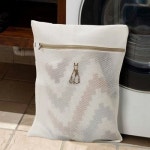 세탁망 빨래망 속옷 아기 이중 자수 L