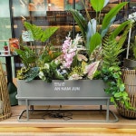 철제 화분 대형 화단 사각 플랜트박스 파티션 선반 가벼운 색상은 로고