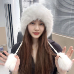 따듯한 방울 모자 겨울방한모자