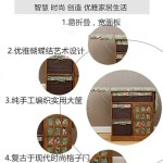 접이식 대형 다리미판 원목 수납 다림판 스탠드 서랍