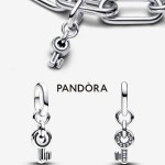 판도라 Pandora 여자 남자 ME 키 미니 댕글 참 팬던트 793084C00