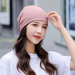 펀앤쇼핑 비니 2p세트인디핑크 두건 멀티스카프 넥워머 비니 모자 헤어밴드 헤어두건