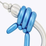 크롬블루 요술풍선 100개입 풍선아트재료 파랑풍선 풍선장식