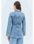 GANNI 해외배송 24 F W 가니 FOIL 데님 자켓 J1540 566 B0111468845